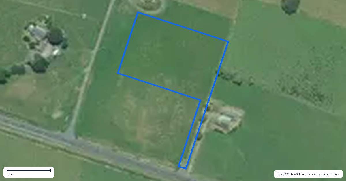 Property context map for 653B Piako Road, Gordonton, Hamilton