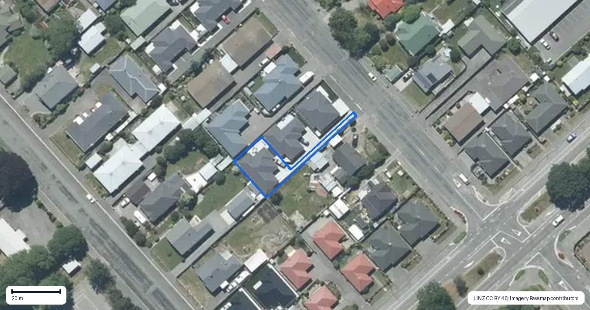 Property context map for 300B Wills Street, Ashburton