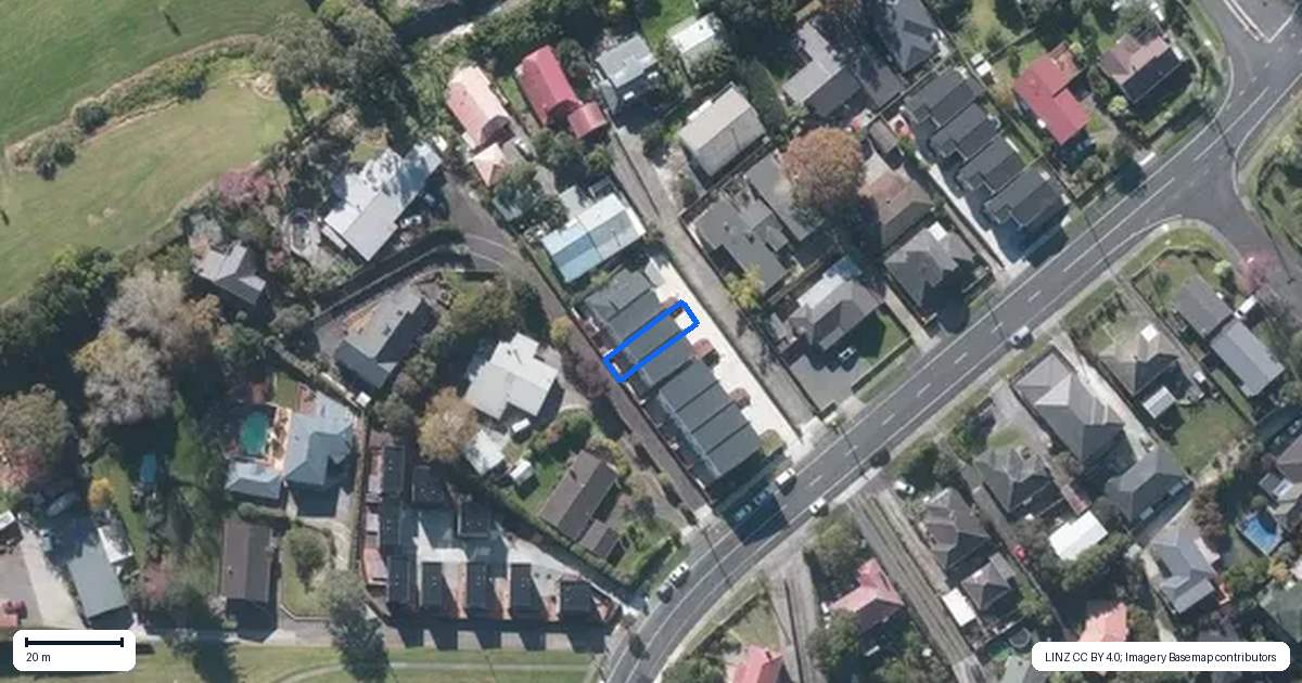 Property context map for 6/18 Hutchinsons Road, Bucklands Beach, Auckland