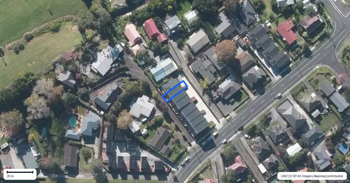 Property context map for 7/18 Hutchinsons Road, Bucklands Beach, Auckland