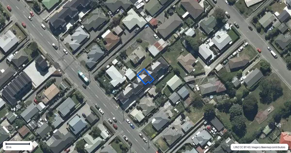 Property context map for 4/59 Amyes Road, Hornby, Christchurch