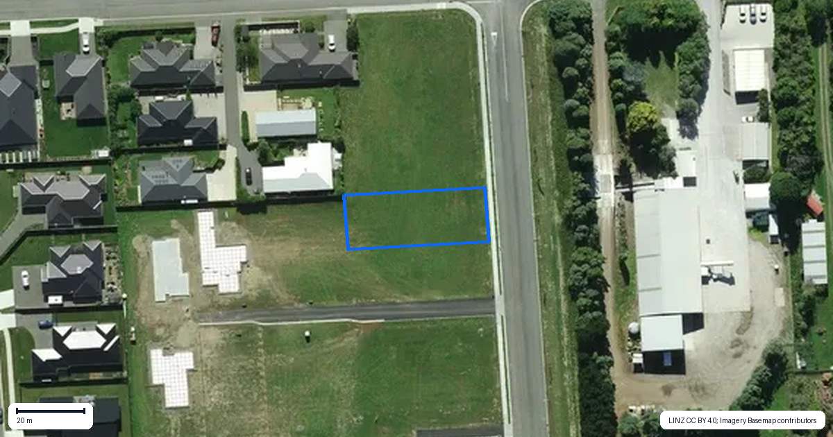 Property context map for 8 Blakely Street, Amberley