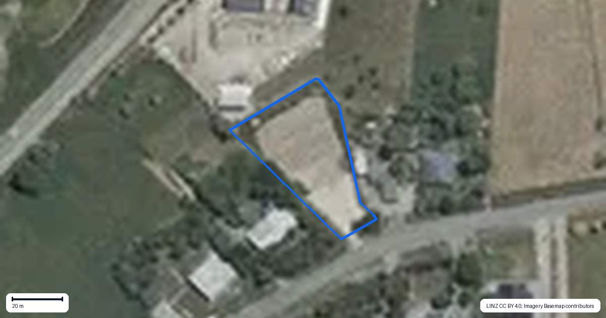 Property context map for 21 Mahoneys Hill Road, Oceanview, Timaru