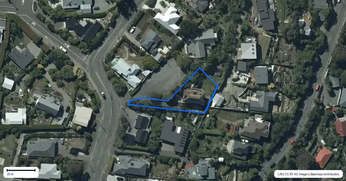 Property context map for 39A Major Hornbrook Road, Mount Pleasant, Christchurch