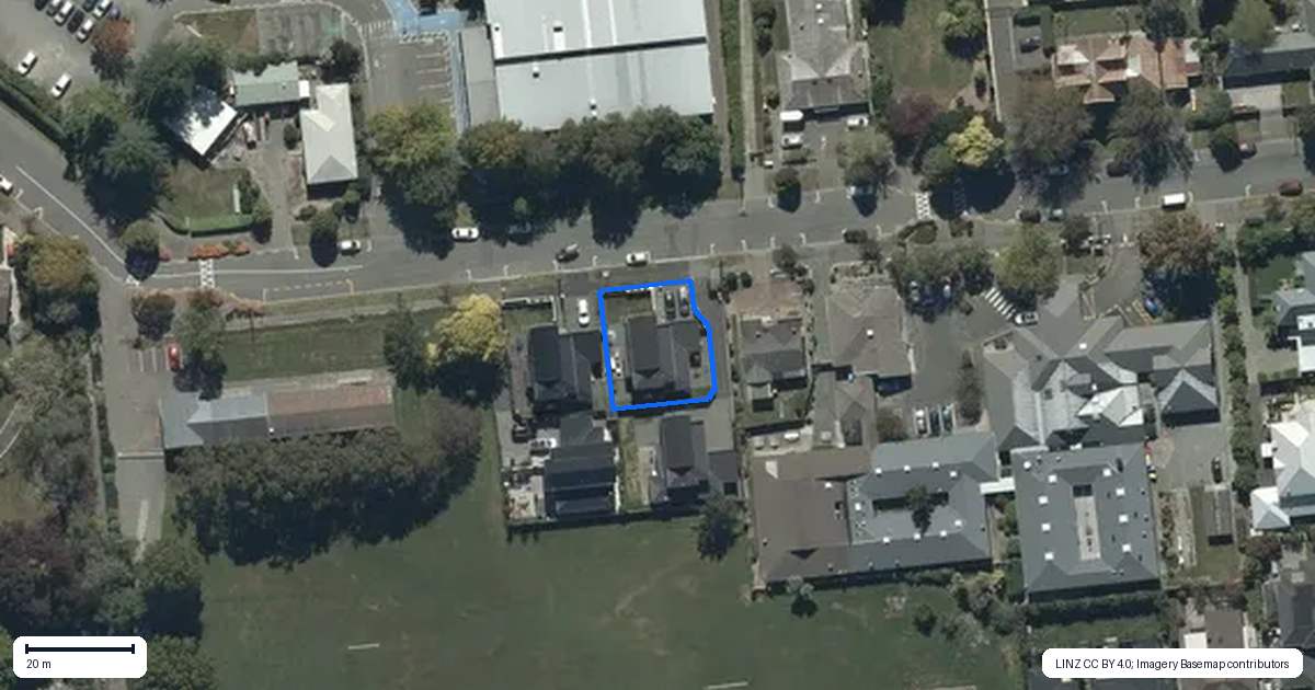 Property context map for 17B Kirkwood Avenue, Upper Riccarton, Christchurch