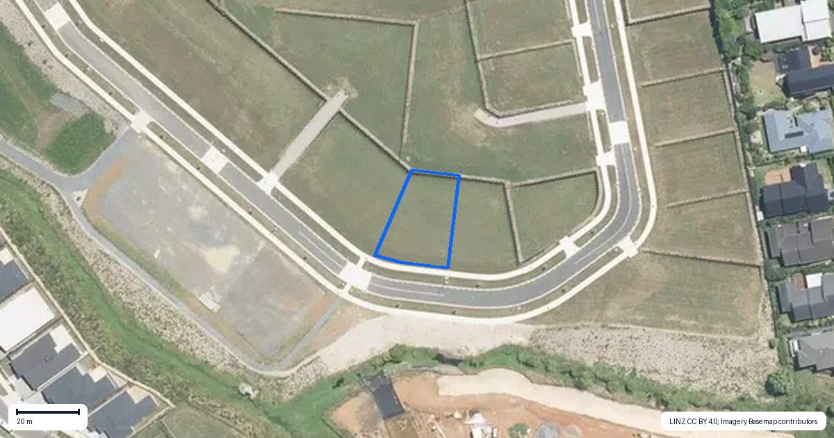 Property context map for 37 Muster Road, Pukekohe