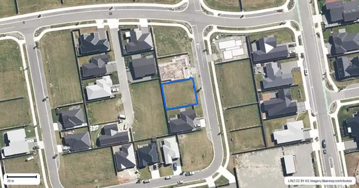 Property context map for 6 Hanmer Crescent, Rangiora