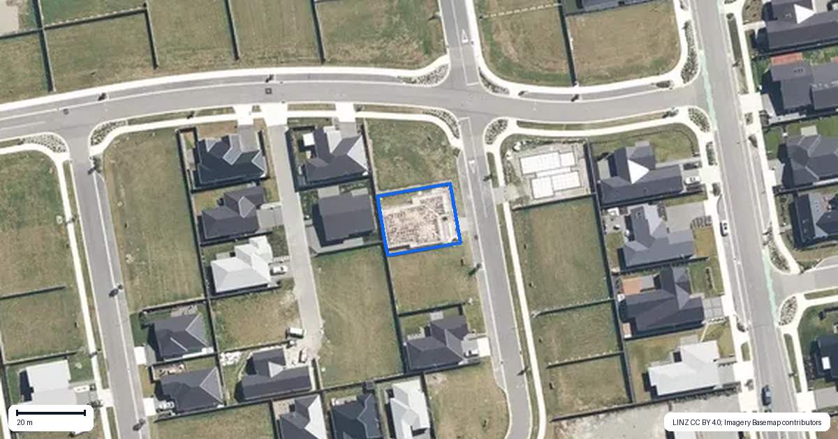 Property context map for 4 Hanmer Crescent, Rangiora