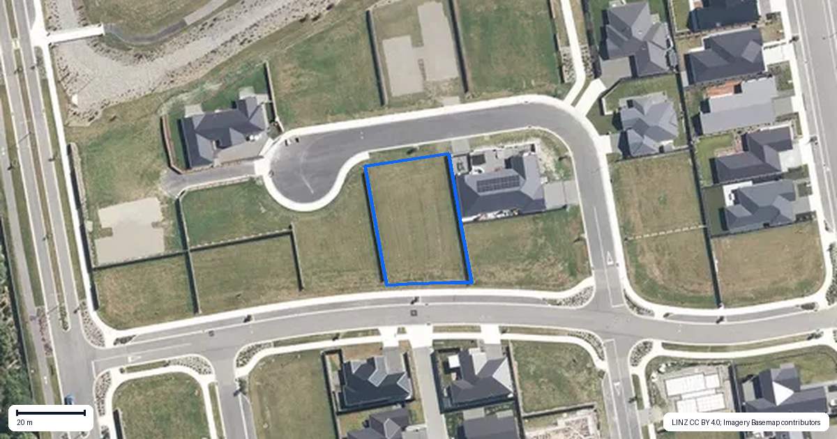 Property context map for 8 Steggall Road, Rangiora