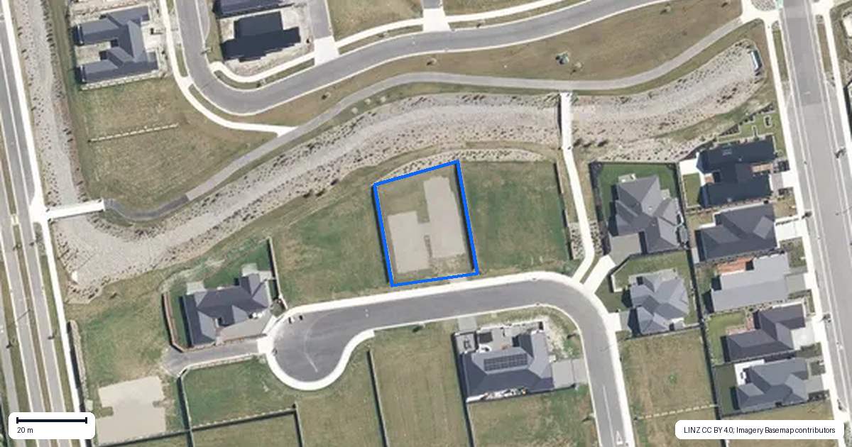 Property context map for 12 Brandon Close, Rangiora
