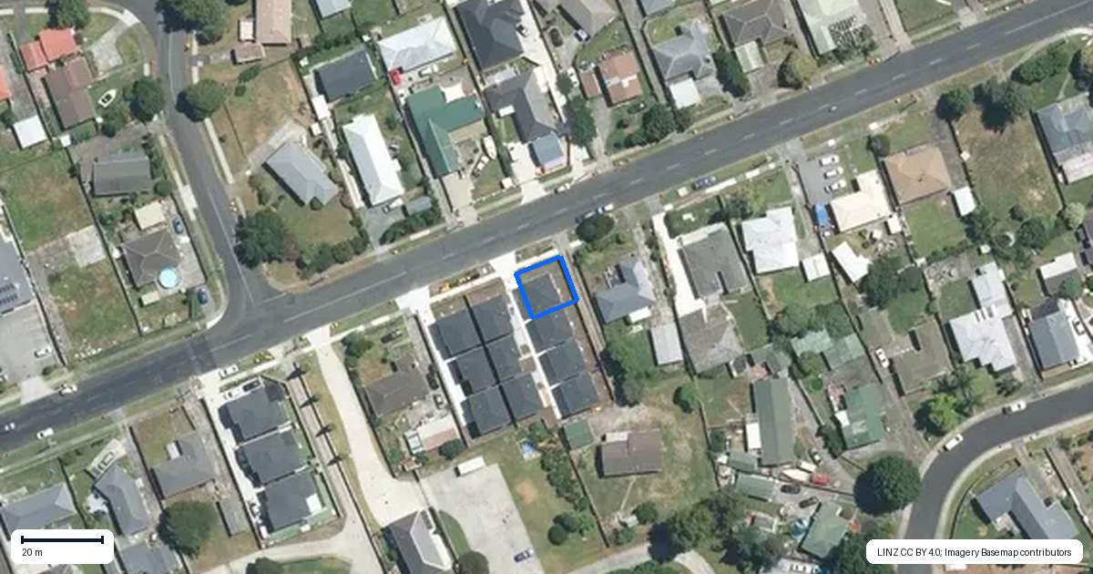Property context map for 7/177 Old Wairoa Road, Papakura