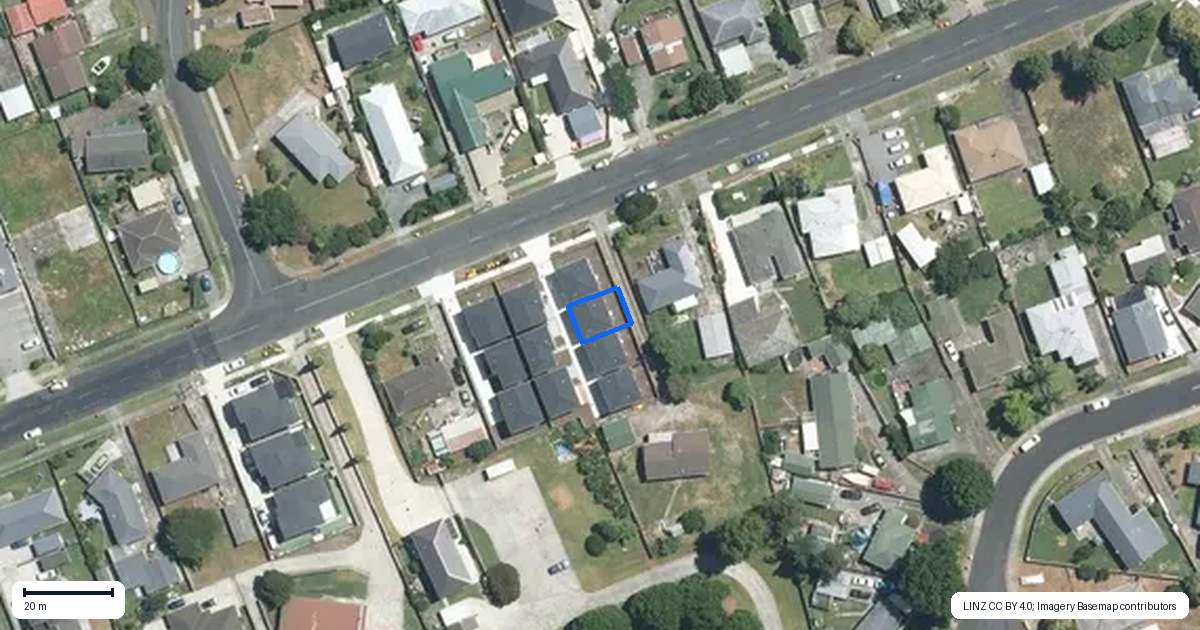 Property context map for 6/177 Old Wairoa Road, Papakura