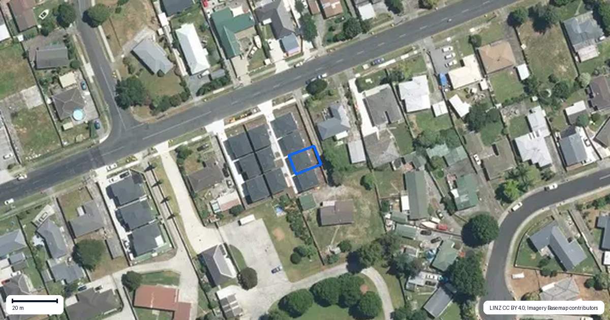 Property context map for 5/177 Old Wairoa Road, Papakura