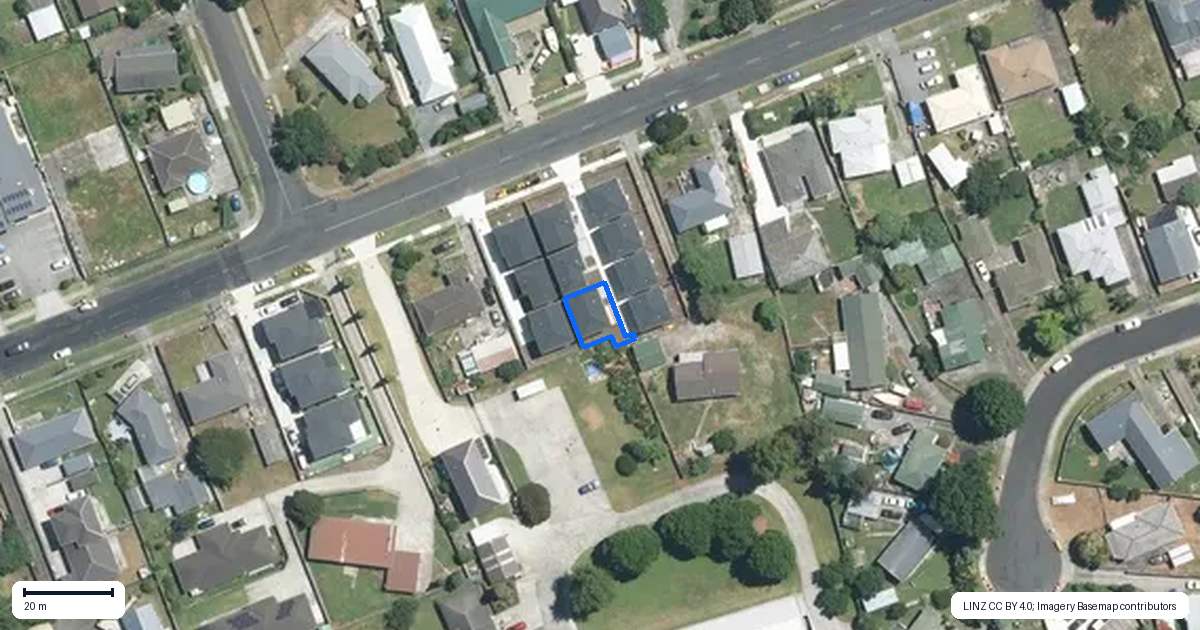 Property context map for 3/177 Old Wairoa Road, Papakura