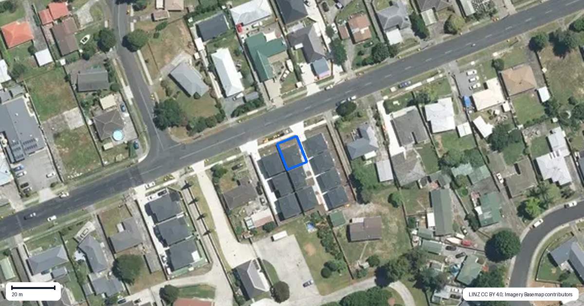 Property context map for 1/177 Old Wairoa Road, Papakura