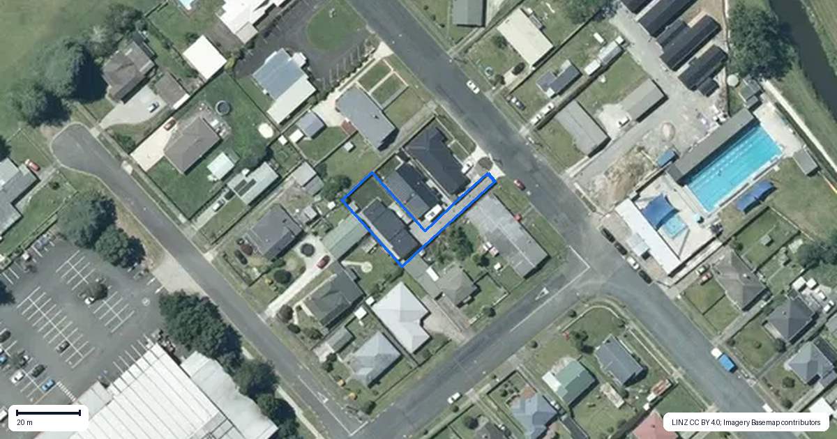 Property context map for 10B Hinerangi Street, Te Kuiti
