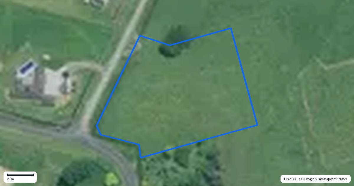 Property context map for 8 Walker Road, Taupiri
