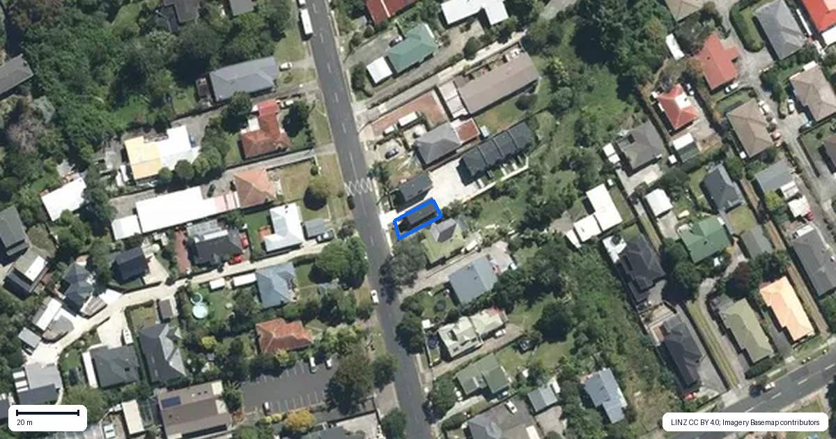 Property context map for 54B Parker Avenue, New Lynn, Auckland