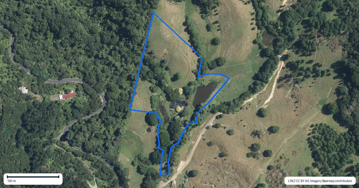 Property context map for 186 Twilight Road, Clevedon