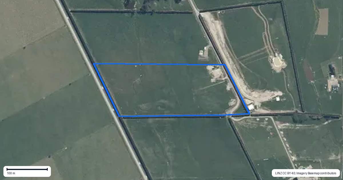 Property context map for 153 Chapel Road, Loburn