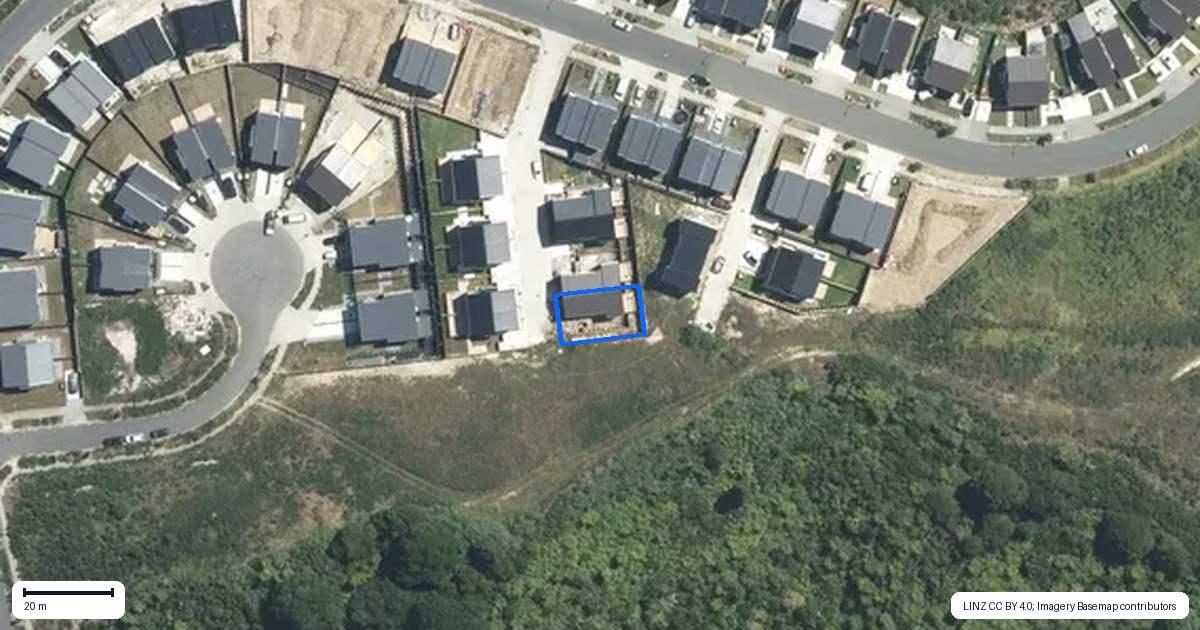 Property context map for 8 Papauma Place, Papakura