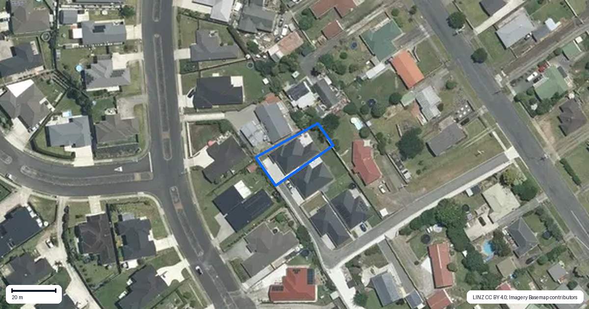 Property context map for 4/44B Young Street, Morrinsville