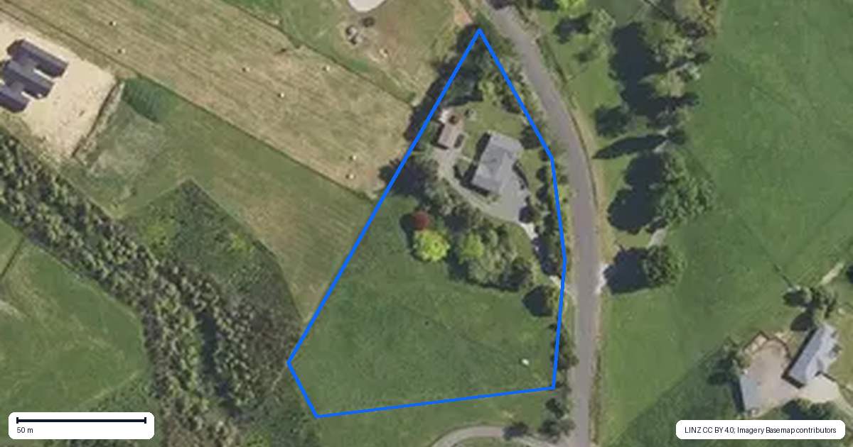Property context map for 207 Oturoa Road, Hamurana