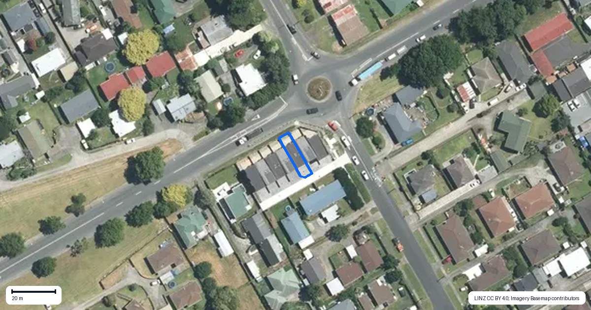 Property context map for 3/41 Settlement Road, Papakura