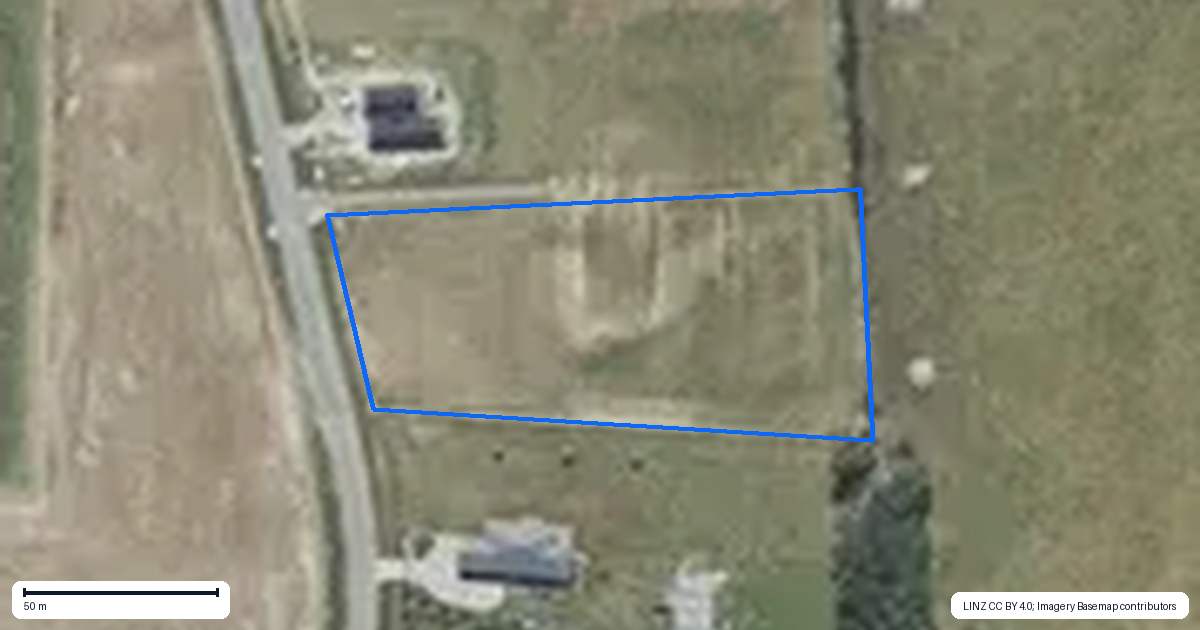 Property context map for 42 Copper Beech Road, Woodend