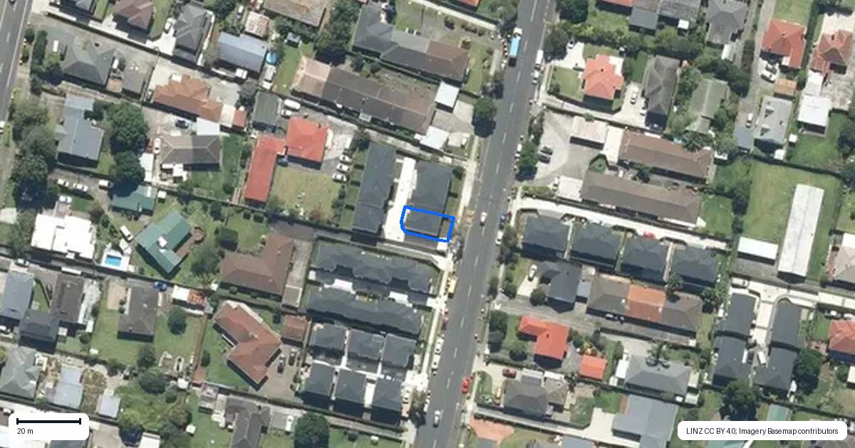 Property context map for 3/67 Huia Road, Papatoetoe, Auckland