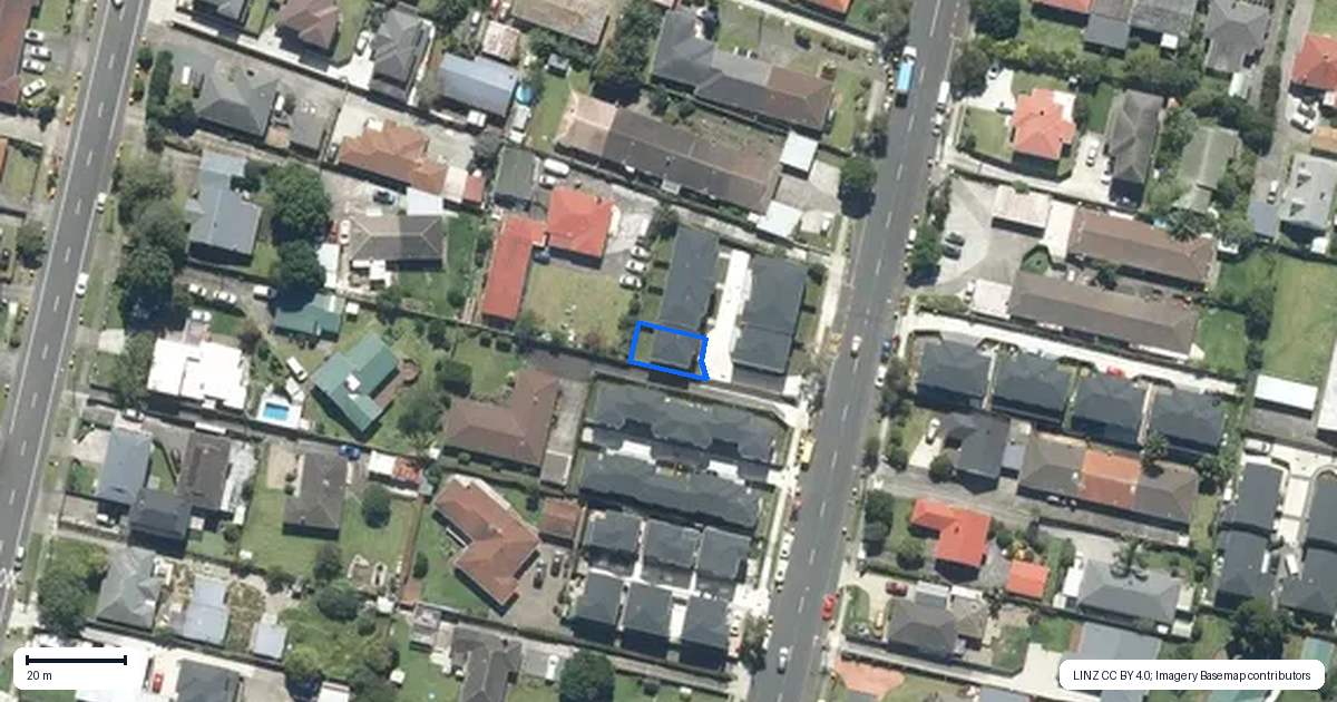 Property context map for 4/67 Huia Road, Papatoetoe, Auckland