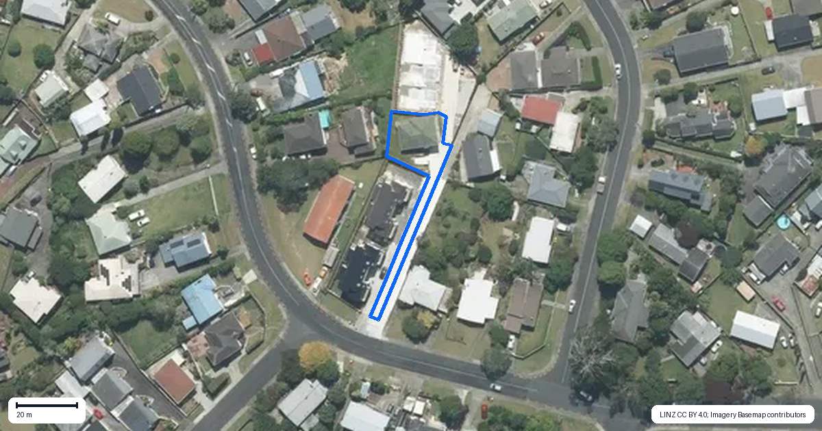 Property context map for 36 Weldene Avenue, Glenfield, Auckland