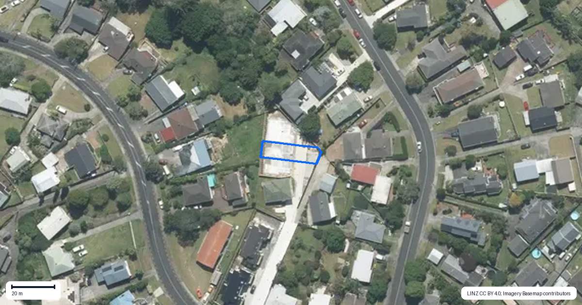 Property context map for 36B Weldene Avenue, Glenfield, Auckland