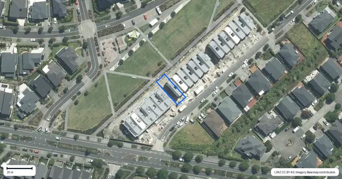Property context map for 71 Bearing Parade, Long Bay, Auckland