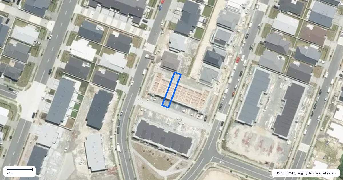 Property context map for 86 Nganui Avenue, Takanini, Auckland