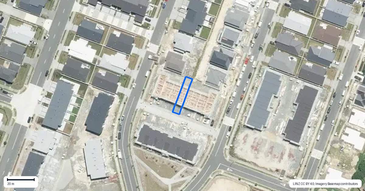 Property context map for 88 Nganui Avenue, Takanini, Auckland