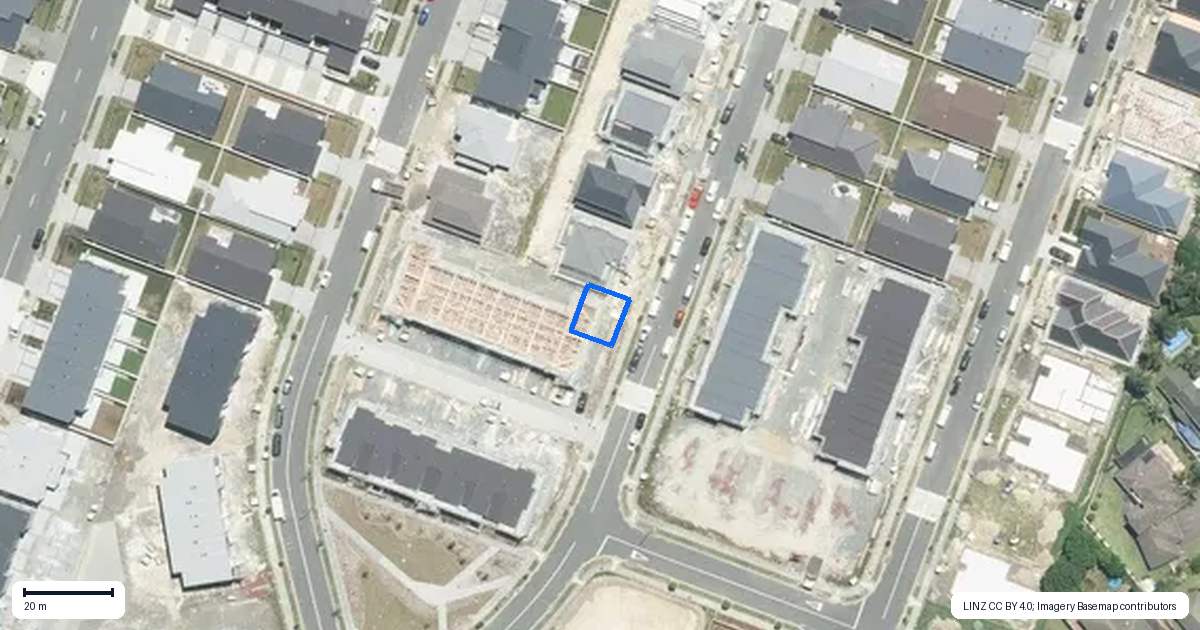 Property context map for 91 Pepene Avenue, Takanini, Auckland