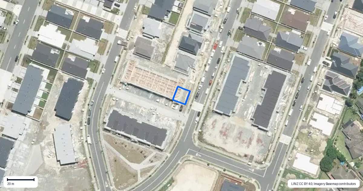 Property context map for 93 Pepene Avenue, Takanini, Auckland
