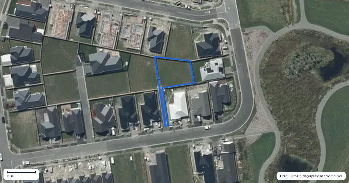Property context map for 23 Eastman Drive, Halswell, Christchurch