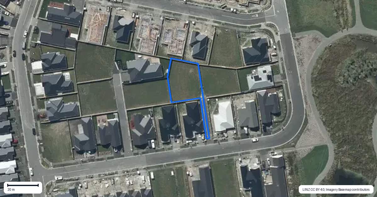 Property context map for 21 Eastman Drive, Halswell, Christchurch