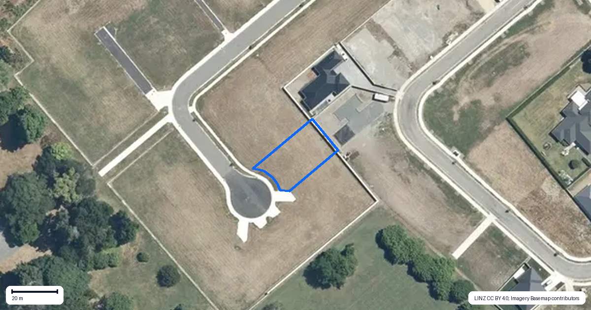 Property context map for 23 Te Ara Matipou, Frimley, Hastings