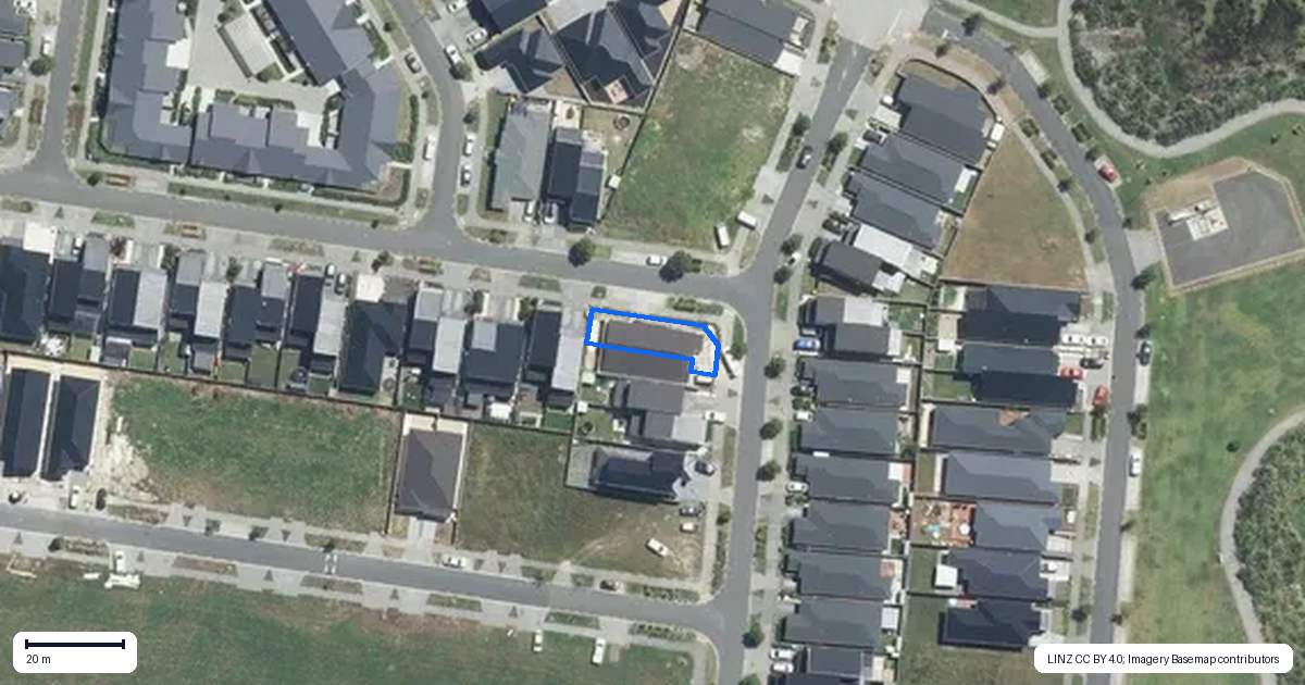 Property context map for 34B Kahui Parade, Karaka, Papakura