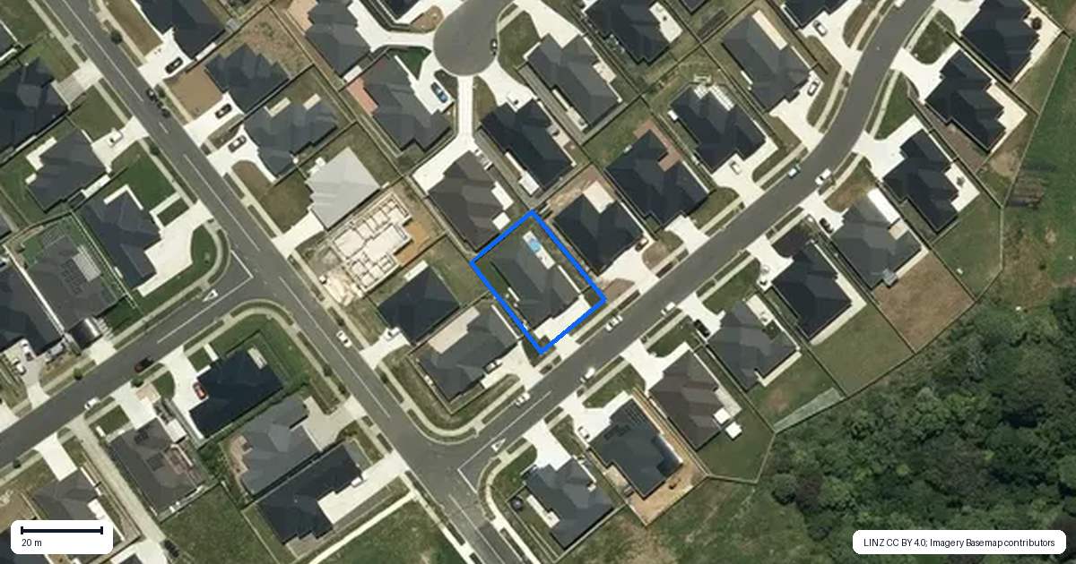 Property context map for 3 Piedmonte Avenue, Pokeno