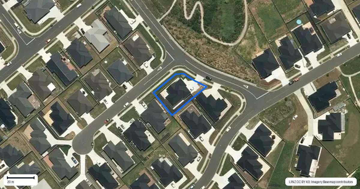 Property context map for 1 Dolcetto Place, Pokeno