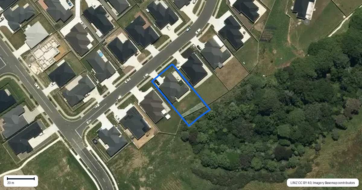Property context map for 8 Piedmonte Avenue, Pokeno