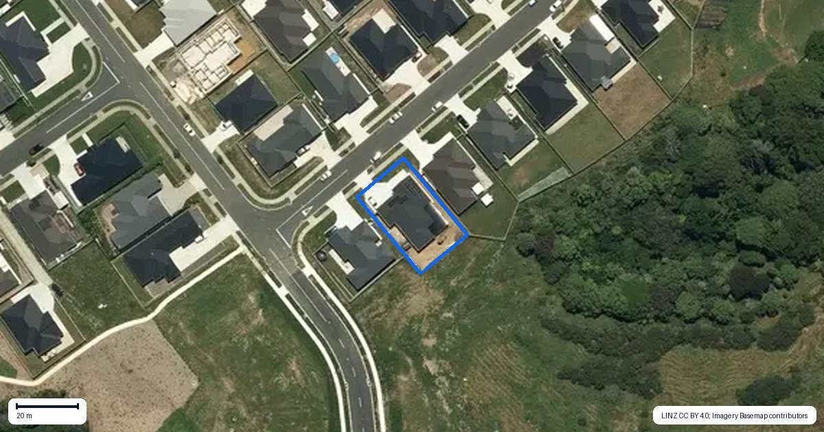 Property context map for 4 Piedmonte Avenue, Pokeno