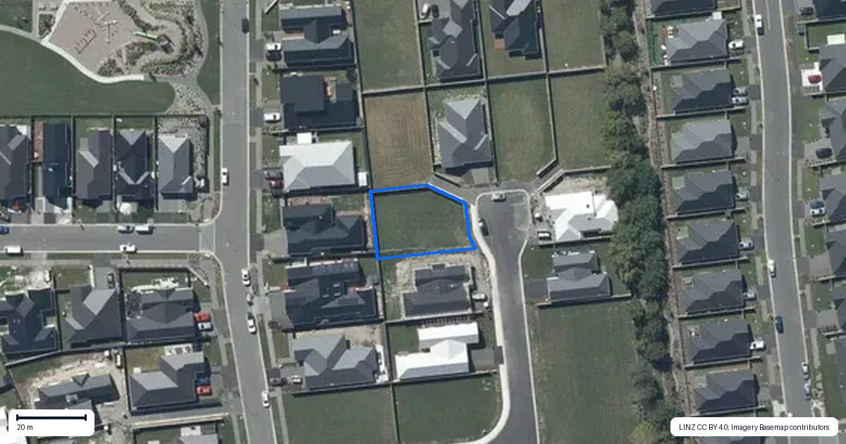 Property context map for 9 Lorenzos Lane, Halswell, Christchurch