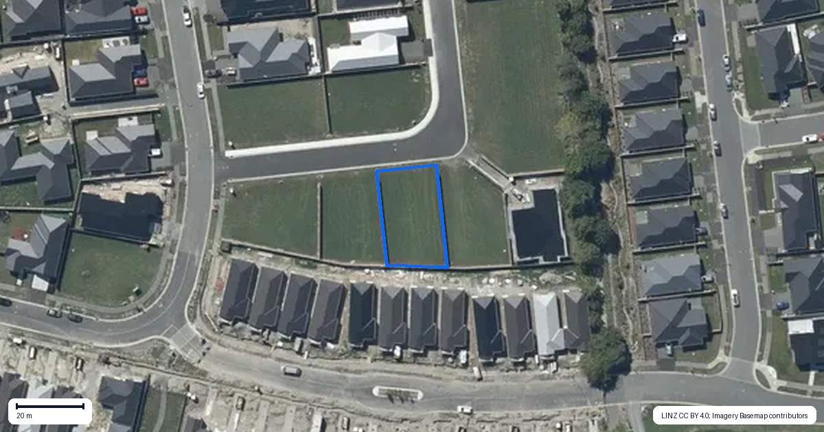 Property context map for 6 Lorenzos Lane, Halswell, Christchurch