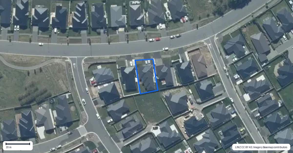 Property context map for 29 Branthwaite Drive, Rolleston