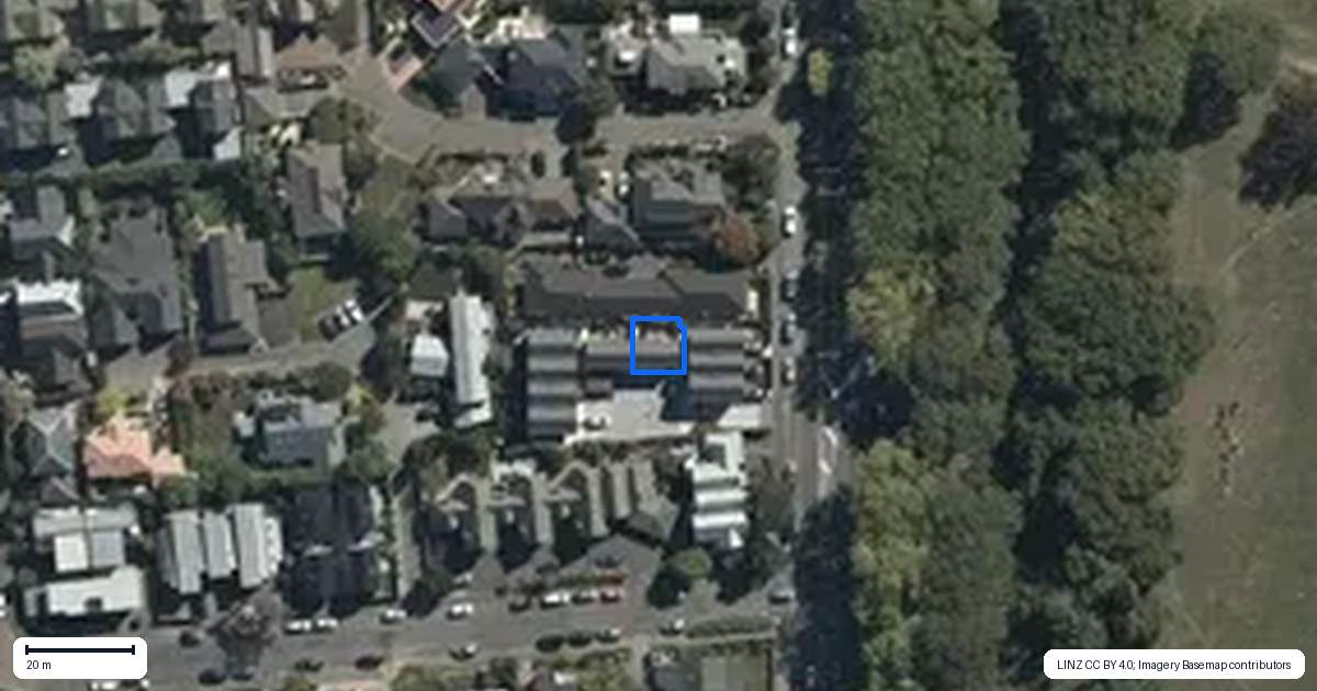 Property context map for 4/77 Deans Avenue, Riccarton, Christchurch